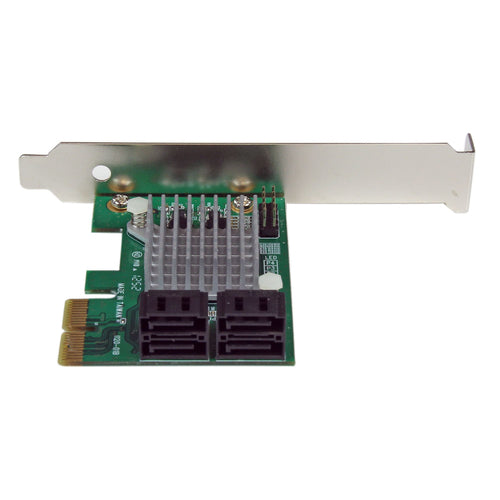 StarTech.com Tarjeta Controladora PCI Express 2.0 de 4 Puertos SATA III de 6Gbps RAID con Enlace HyperDuo para SSD - Ada