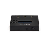 StarTech.com Clonador Autónomo 1:2 para Memorias USB - Copiador de Unidades de Memoria USB - Copia Sector por Sector de Sistema y Ficheros - 1,5 GB/mi