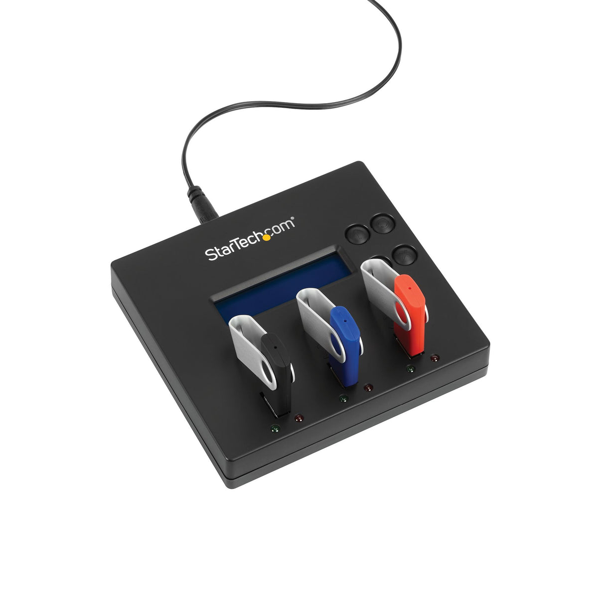 StarTech.com Clonador Autónomo 1:2 para Memorias USB - Copiador de Unidades de Memoria USB - Copia Sector por Sector de Sistema y Ficheros - 1,5 GB/mi