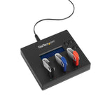 StarTech.com Clonador Autónomo 1:2 para Memorias USB - Copiador de Unidades de Memoria USB - Copia Sector por Sector de Sistema y Ficheros - 1,5 GB/mi