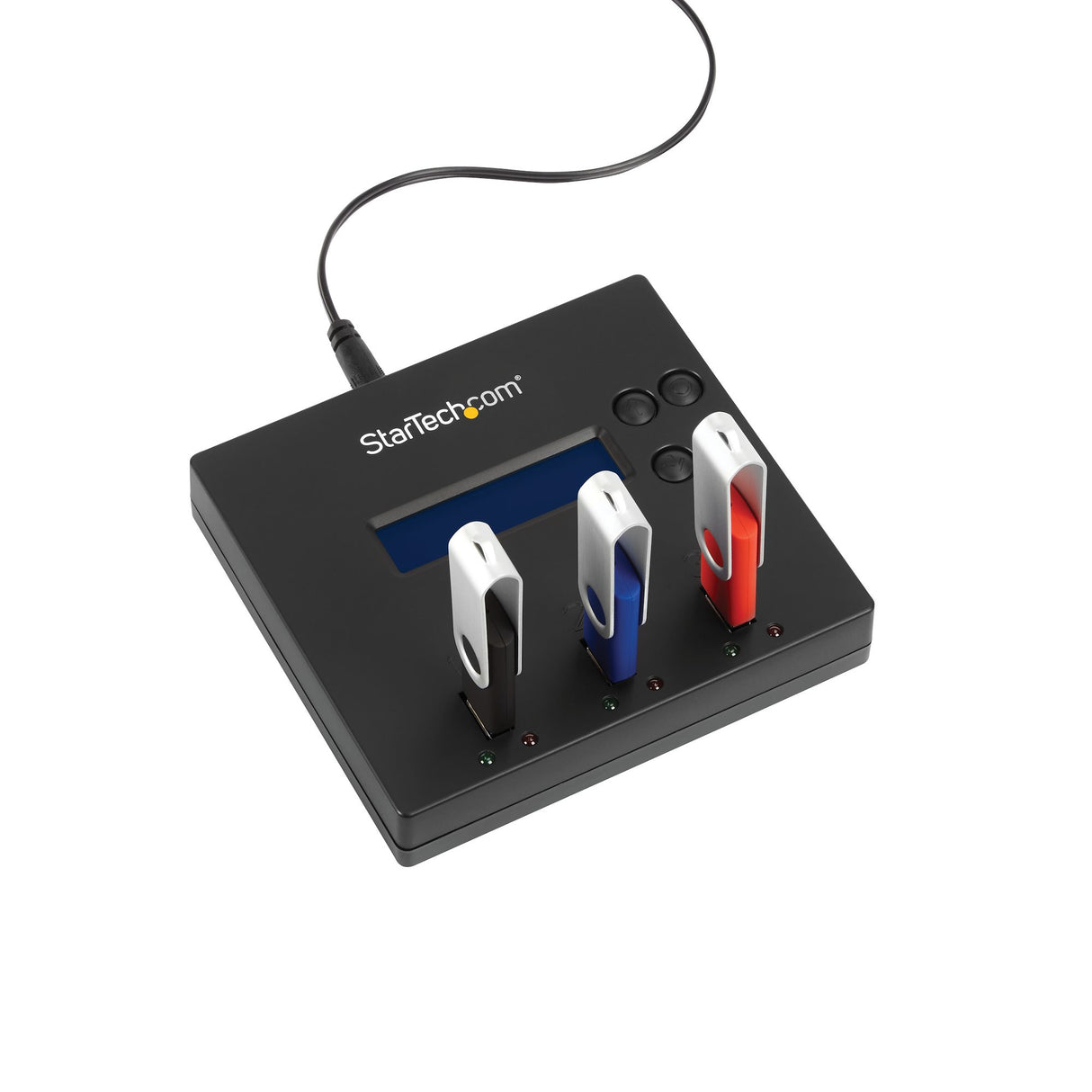StarTech.com Clonador Autónomo 1:2 para Memorias USB - Copiador de Unidades de Memoria USB - Copia Sector por Sector de 