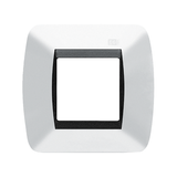 Egi Audio Solutions Embellecedor Modular / Caja Universal Ø60 mm / 1 Módulo 1801/BN