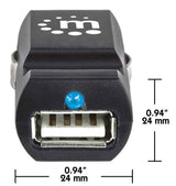 Manhattan PopCharge cargador para auto cargador de dispositivos móviles Encendedor de cigarrillos 1 Auto Cortocircuito