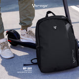 Vorago BP-201 mochila Mochila casual Negro Espuma de etil vinil acetato (EVA), Poliéster