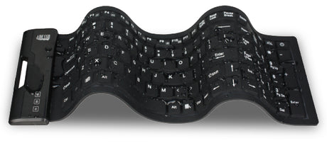 Adesso Antimicrobial Waterproof Flex Keyboard (Compact Size)