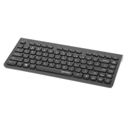 Manhattan 180764 teclado Universal RF inalámbrico QWERTY Negro