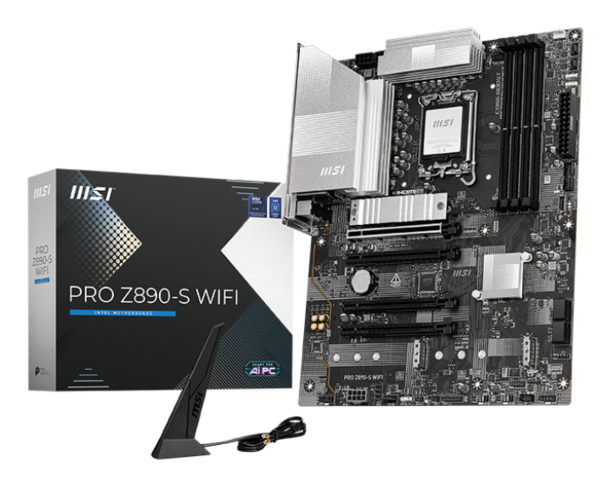 MSI PRO Z890-S WIFI placas base Intel LGA 1851 (Socket V1) Intel Core Ultra (Series 2) LGA 1851