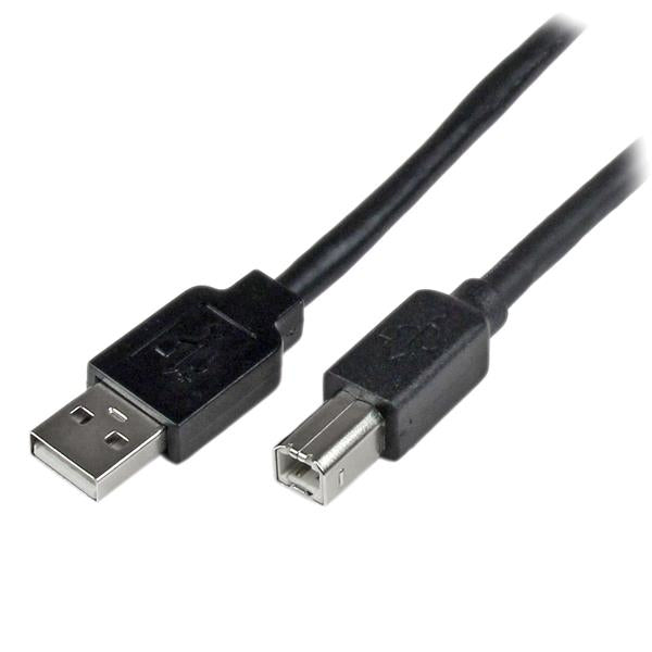 StarTech.com Cable 20 Metros 20m USB B Macho a USB A Macho Activo Amplificado USB 2.0 - Impresora Cable USB 2.0 USB A USB B Macho