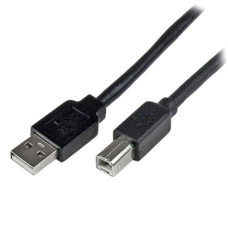 StarTech.com Cable 20 Metros 20m USB B Macho a USB A Macho Activo Amplificado USB 2.0 - Impresora Cable USB 2.0 USB A USB B Macho