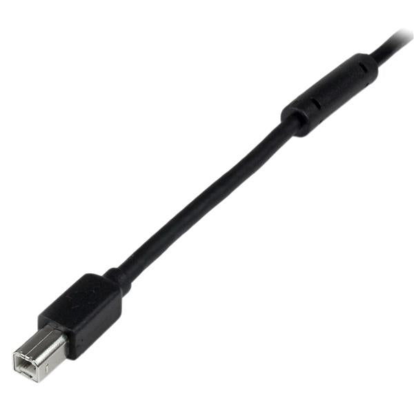 StarTech.com Cable 20 Metros 20m USB B Macho a USB A Macho Activo Amplificado USB 2.0 - Impresora Cable USB 2.0 USB A USB B Macho