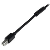 StarTech.com Cable 20 Metros 20m USB B Macho a USB A Macho Activo Amplificado USB 2.0 - Impresora Cable USB 2.0 USB A USB B Macho