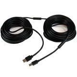 StarTech.com Cable 20 Metros 20m USB B Macho a USB A Macho Activo Amplificado USB 2.0 - Impresora Cable USB 2.0 USB A USB B Macho