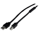 StarTech.com Cable 20 Metros 20m USB B Macho a USB A Macho Activo Amplificado USB 2.0 - Impresora Cable USB 2.0 USB A USB B Macho