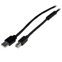 StarTech.com Cable 20 Metros 20m USB B Macho a USB A Macho Activo Amplificado USB 2.0 - Impresora Cable USB 2.0 USB A USB B Macho