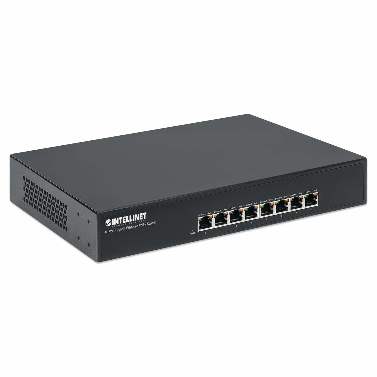 Manhattan Switch 8 Puertos PoE 10/100/1000, Modelo 560641, Soporte IP