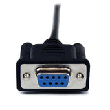 StarTech.com Cable 1m Módem Nulo Null Serie Serial DB9 Hembra a Macho - Negro Cable Negro 1 m DB-9 DB-9