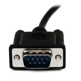 StarTech.com Cable 1m Módem Nulo Null Serie Serial DB9 Hembra a Macho - Negro Cable Negro 1 m DB-9 DB-9