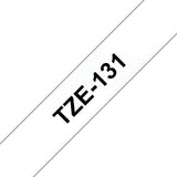 CINTA BROTHER TZE131 P/PT300/310/330/530 NGO/TRANS 12MM
