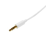 StarTech.com Cable de 2 metros Delgado de Audio Estéreo Mini Jack de 3,5mm - Blanco - Macho a Macho Cables de audio 2 m 