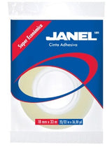 Janel 2551833200 cinta adhesiva 33 m Transparente