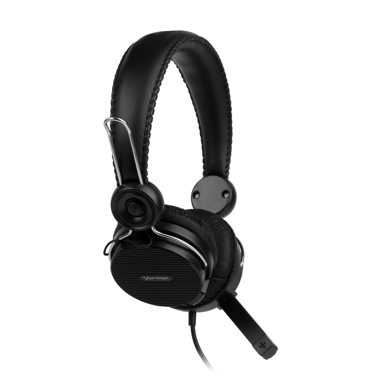 Vorago HS-201 auricular y casco Auriculares Alámbrico Diadema Llamadas/Música Negro