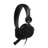 Vorago HS-201 auricular y casco Auriculares Alámbrico Diadema Llamadas/Música Negro