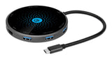 Manhattan Docking Station USB-C HDMI 4K, Carga Inalámbrica, 165560
