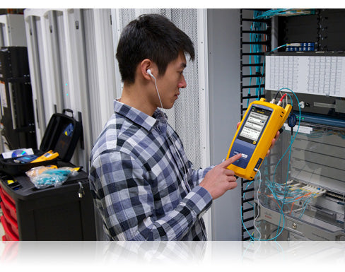 Fluke CertiFiber Pro Equipos de prueba de pérdida óptica (OLTS) Amarillo