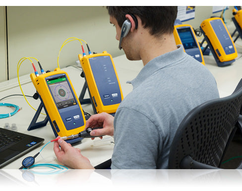 Fluke CertiFiber Pro Equipos de prueba de pérdida óptica (OLTS) Amarillo
