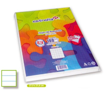 Estrella 557 cuaderno y block 100 hojas Multicolor