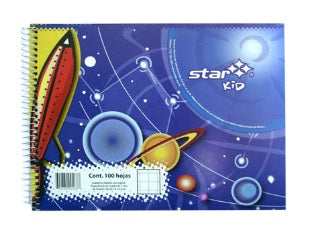 Estrella 168 cuaderno y block 100 hojas Multicolor