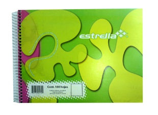 Estrella 160 cuaderno y block 100 hojas Multicolor