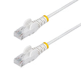StarTech.com Cable de Red Ethernet CAT6 Delgado sin Enganches Blanco de 7m - Cable RJ45 Snagless Slim 28AWG - Alambre de
