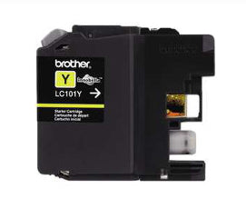 Brother LC-101Y cartucho de tinta 1 pieza(s) Original Amarillo