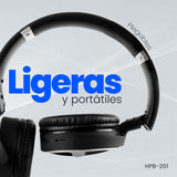 Vorago HPB-201 auricular y casco Auriculares Inalámbrico y alámbrico Diadema Llamadas/Música MicroUS