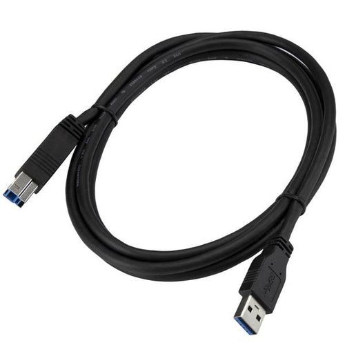 StarTech.com Cable Certificado 2m USB 3.0 Super Speed USB B Macho a USB A Macho Adaptador para Impresora - Negro Cables 