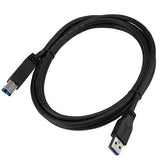 StarTech.com Cable Certificado 2m USB 3.0 Super Speed USB B Macho a USB A Macho Adaptador para Impresora - Negro Cables 