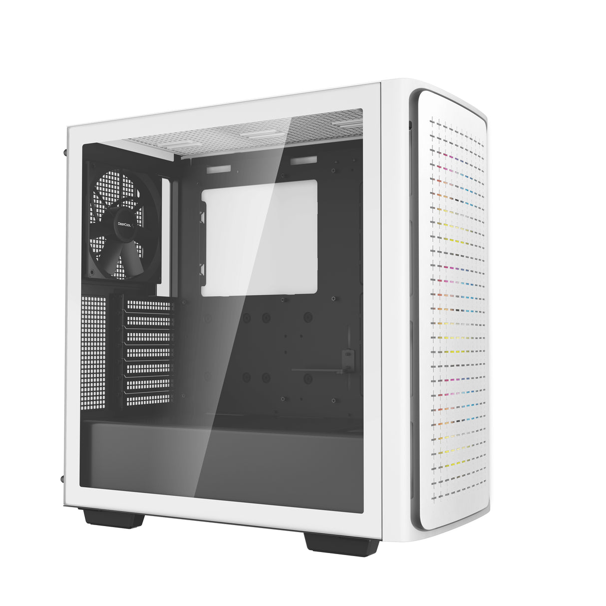 DeepCool CK560 carcasas ordenador ABS, SPCC, Vidrio templado Midi Tower PC Blanco