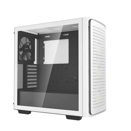 DeepCool CK560 carcasas ordenador ABS, SPCC, Vidrio templado Midi Tower PC Blanco