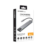 ArgomTech ONE AXESS Alámbrico USB 3.2 Gen 1 (3.1 Gen 1) Type-C Plata