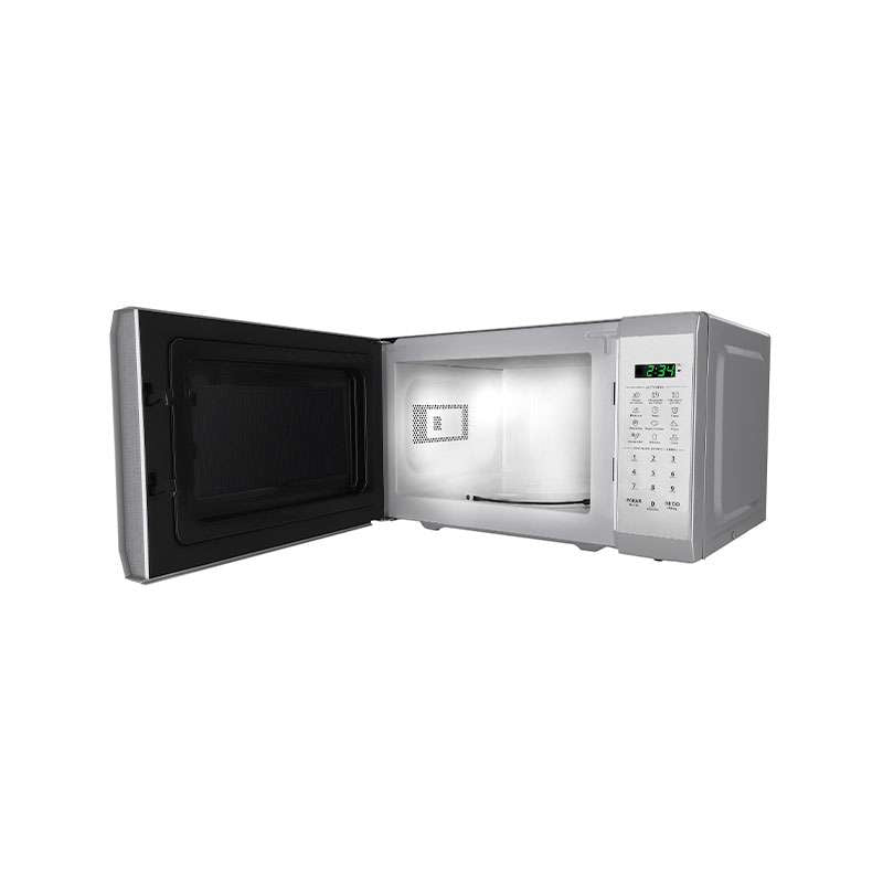 Midea MMDP07S2CB microondas Plata Sobre el rango 20 L 1050 W, Pantalla incorporada, LED, Tocar