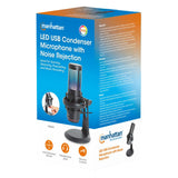 Manhattan 102674 Micrófono -38 dB 20 - 20000 Hz Micrófono para PC 16 Ω
