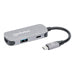 190299 - Manhattan Hub USB-C de 3 puertos ultra compacto, 3x USB-A (1x 5 Gbps USB 3.0 + 2x 480 Mbps USB 2.0),