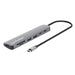 190442 - Manhattan Dock/hub USB-C con lector de tarjetas, puertos (5): HDMI, 2x USB-A y 2x USB-C, con Power D