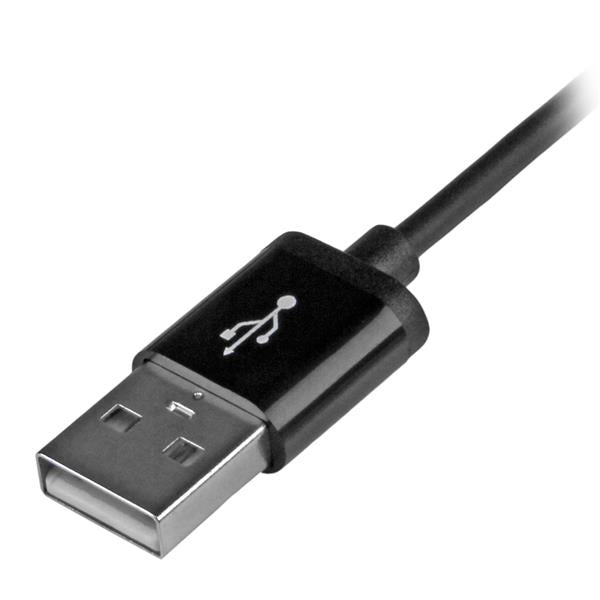 StarTech.com Cable Lightning a USB de 1m - Cable Cargador para iPhone / iPad / iPod - Cable de Carga Rápida - Certificación MFi de Apple - Negro Cable 1 m Lightning USB A Macho