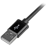 StarTech.com Cable 2m Lightning 8 Pin a USB A 2.0 para Apple iPod iPhone 5 iPad - Negro Cables de conectores Lightning 2