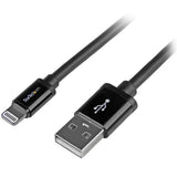 StarTech.com Cable 2m Lightning 8 Pin a USB A 2.0 para Apple iPod iPhone 5 iPad - Negro Cables de conectores Lightning 2