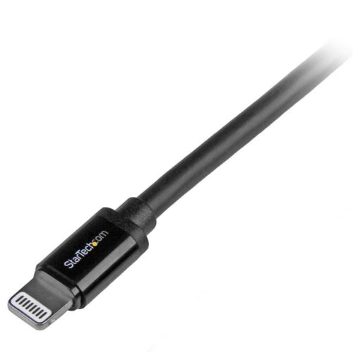 StarTech.com Cable 2m Lightning 8 Pin a USB A 2.0 para Apple iPod iPhone 5 iPad - Negro Cables de conectores Lightning 2