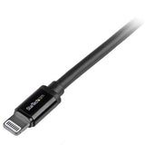 StarTech.com Cable 2m Lightning 8 Pin a USB A 2.0 para Apple iPod iPhone 5 iPad - Negro Cables de conectores Lightning 2