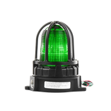Luz de advertencia LED para ubicaciónes peligrosas, montaje para superficies, 24 VCD, color Verde